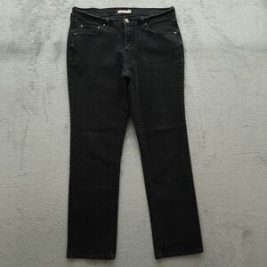 Levi's 505 Jeans Women's Size 10S Faded Black Mid-Rise Straight Denim 29" Inseam